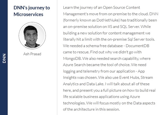 Ash Prasad - DNN's Microservices Journey