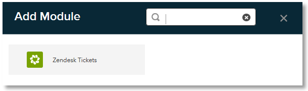 add the zendesk module in evoq