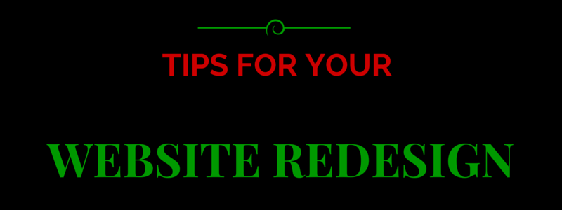 tips for your website redesign