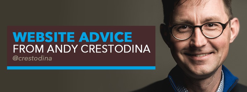 website advice from andy crestodina