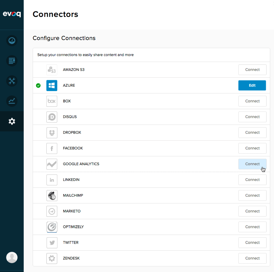 Evoq Connectors - Google Analytics Connector