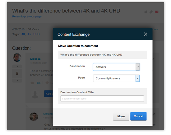 Evoq moderation tool - Content Exchange