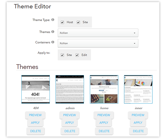 theme editor